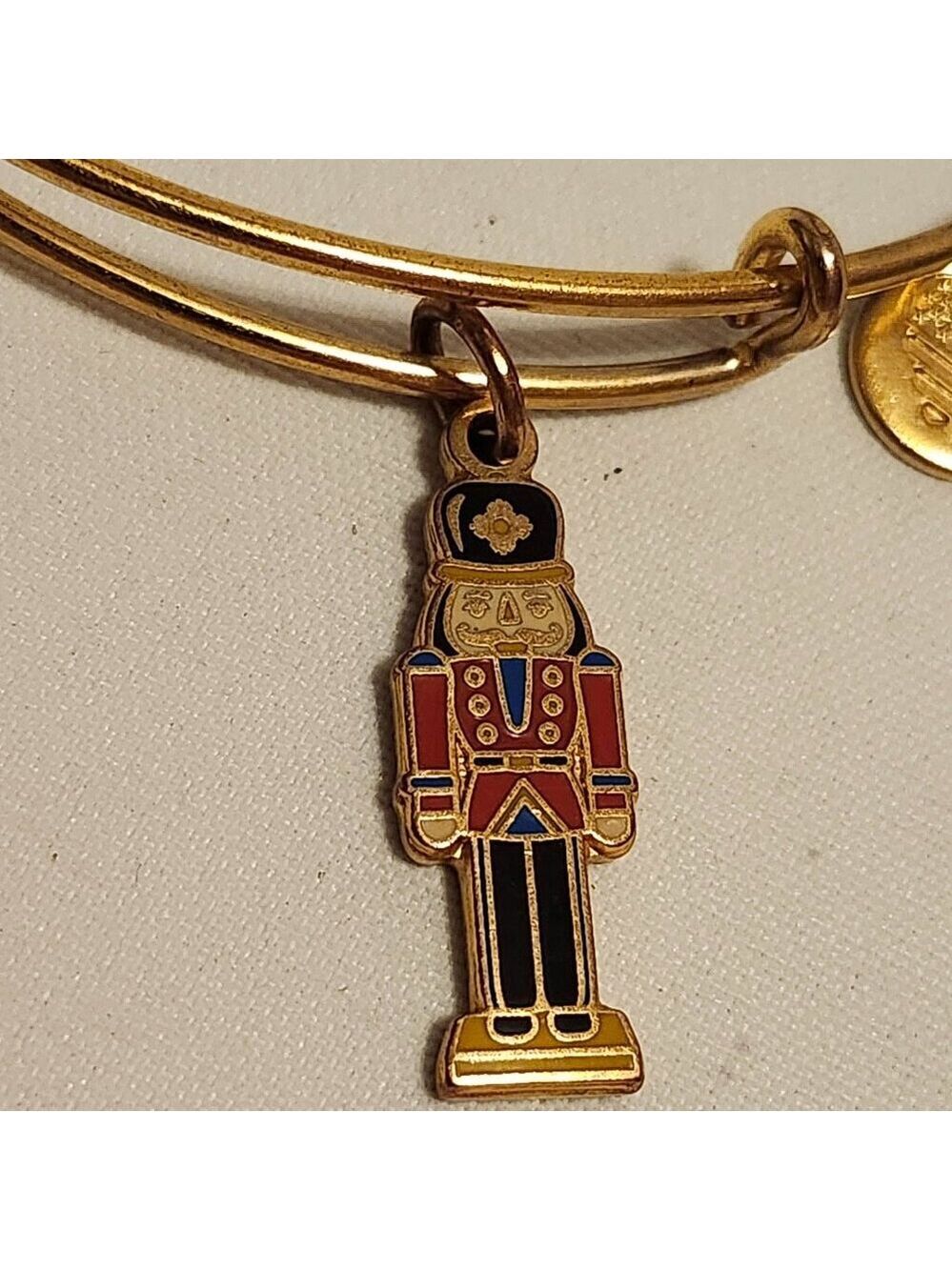 Alex and Ani Nutcracker Charm Bangle Bracelet Rafaelian Gold